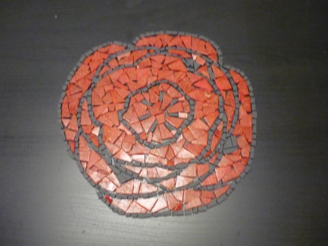 Red vitrous glass added